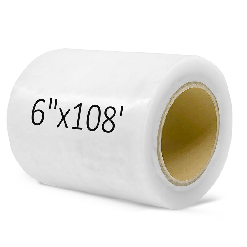chicarry Greenhouse Repair Tape, 6 mil 6" x 108' Greenhouse Tape, Heavy Duty UV Resistant Clear Greenhouse Sheeting Coverings Film Tape for Seaming and Sealing (6" x 108') - Image 1